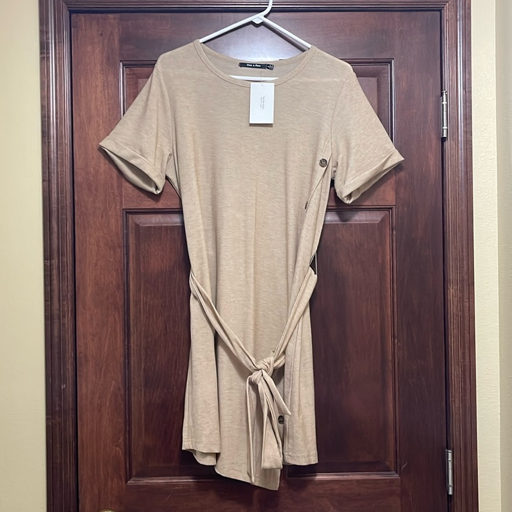 Doe & Rae “The Ella Dress” in Tan L